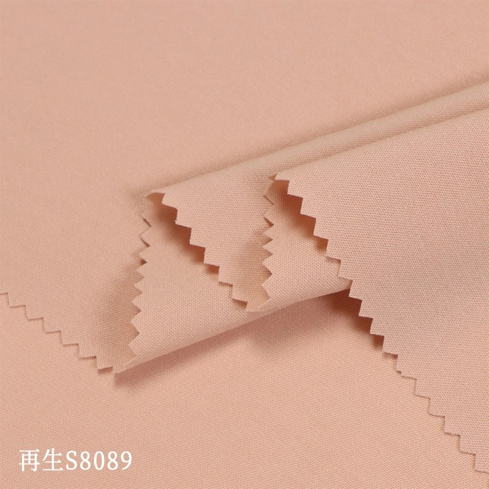 Gerecycled polyester 4-weeg stretchstof